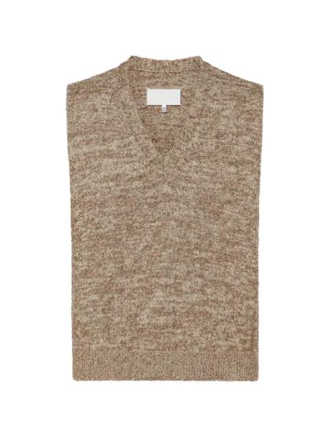 V-neck top by MAISON MARGIELA