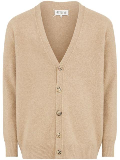 V-neck wool cardigan by MAISON MARGIELA