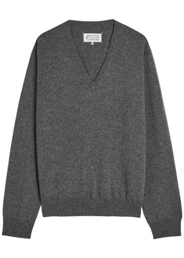 V-neck wool jumper by MAISON MARGIELA