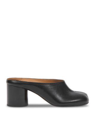 Women's Tabi Leather Pump Mules by MAISON MARGIELA