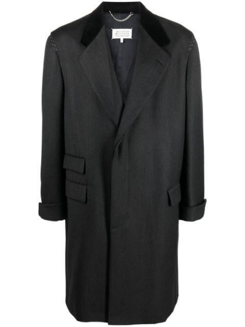 Work-In-Progress wool coat by MAISON MARGIELA