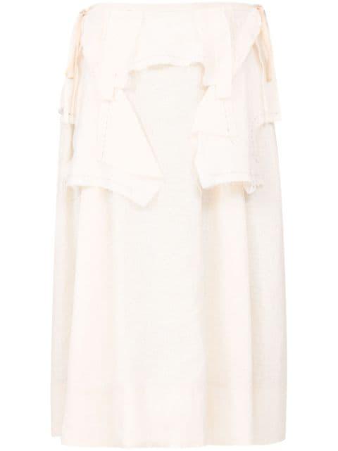 Work-in-progress midi skirt by MAISON MARGIELA