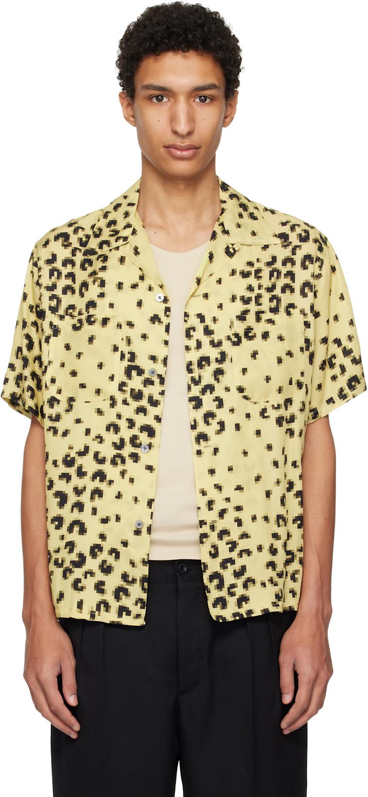 Yellow Short-Sleeved Shirt by MAISON MARGIELA