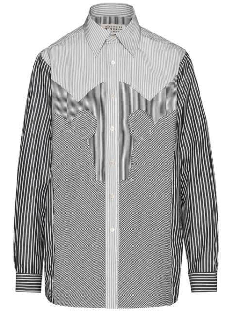 Yoke striped shirt by MAISON MARGIELA