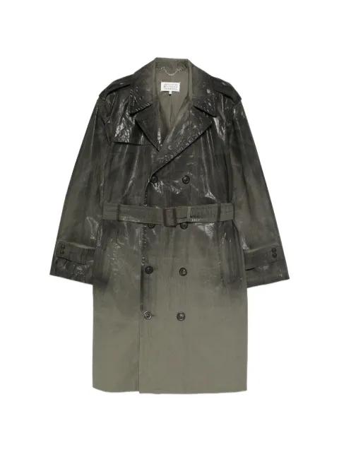 belt double-breasted jacket by MAISON MARGIELA