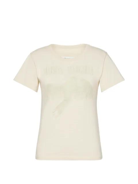 bird-motif four-stitch T-shirt by MAISON MARGIELA