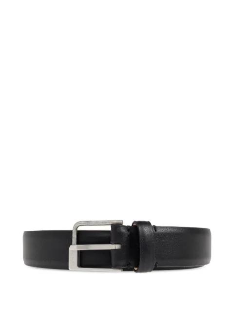 buckle-fastening leather belt by MAISON MARGIELA