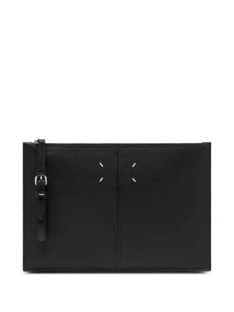 buckle leather clutch bag by MAISON MARGIELA