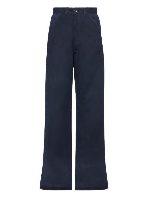 button-fastening corduroy trousers by MAISON MARGIELA