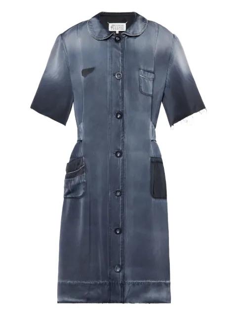 button-fastening midi dress by MAISON MARGIELA