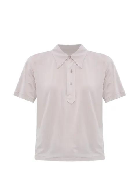 buttoned polo top by MAISON MARGIELA