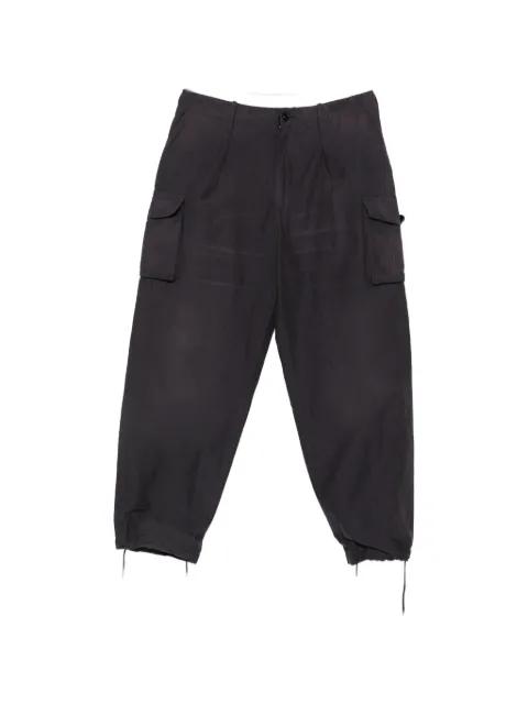 cargo-pockets tapered trousers by MAISON MARGIELA