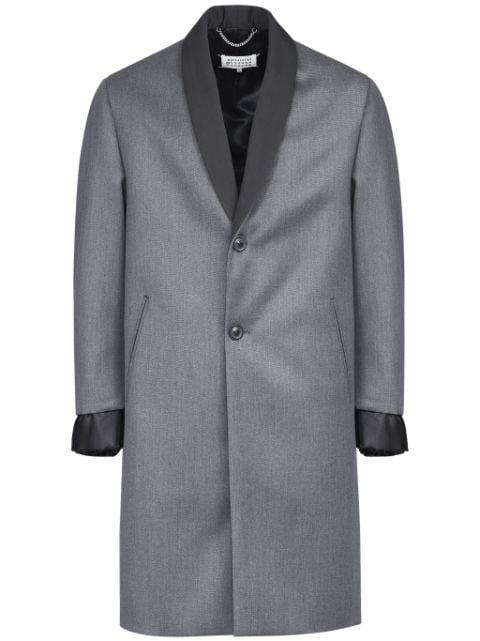cavalry layered twill coat by MAISON MARGIELA
