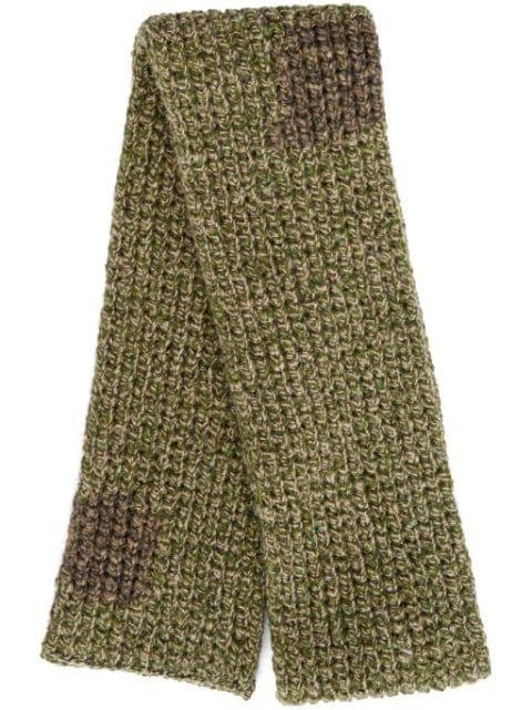 chunky-knit wool-blend scarf by MAISON MARGIELA