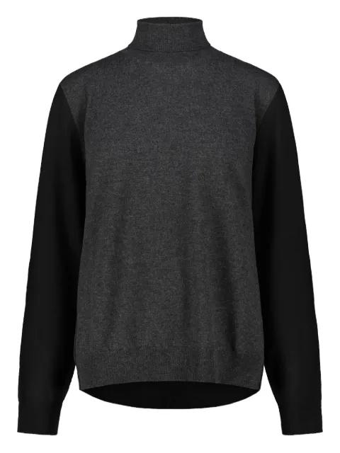 colour block roll neck sweater by MAISON MARGIELA