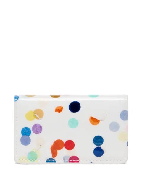 confetti-print card holder by MAISON MARGIELA