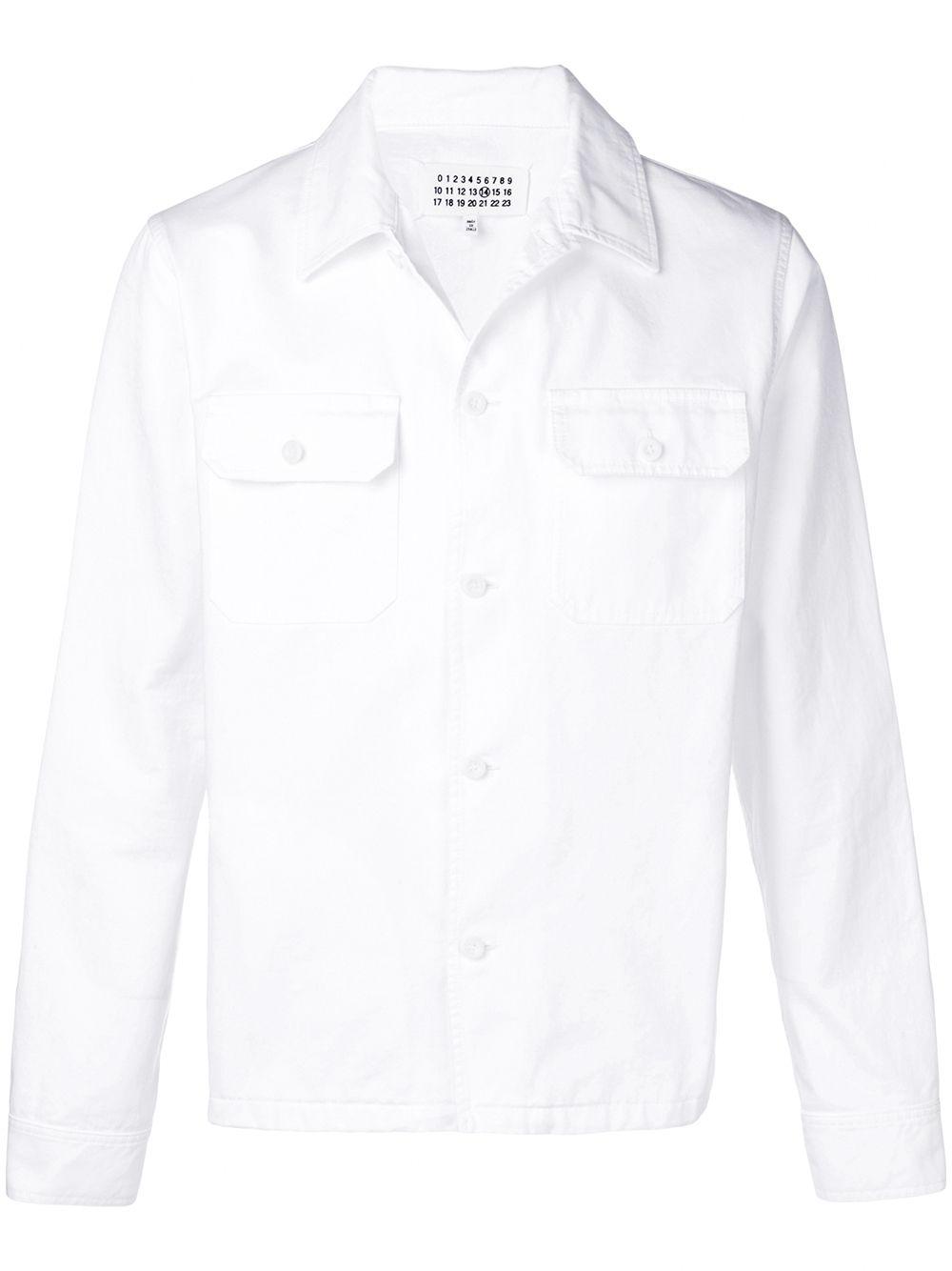 cotton shirt jacket by MAISON MARGIELA