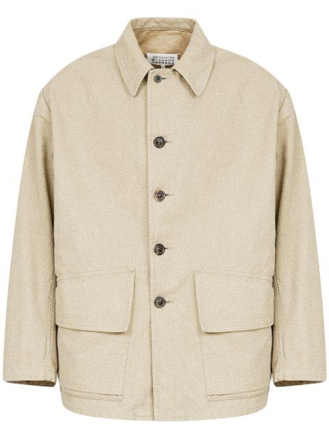 cotton shirt jacket by MAISON MARGIELA