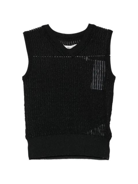 crew-neck sleeveless vest by MAISON MARGIELA