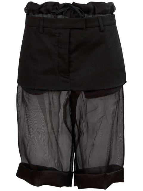 deconstructed layered midi skirt by MAISON MARGIELA
