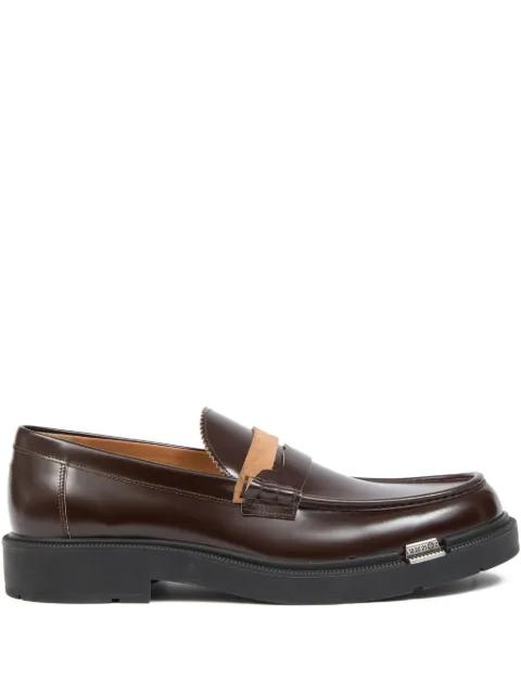 decortique-strap leather loafers by MAISON MARGIELA