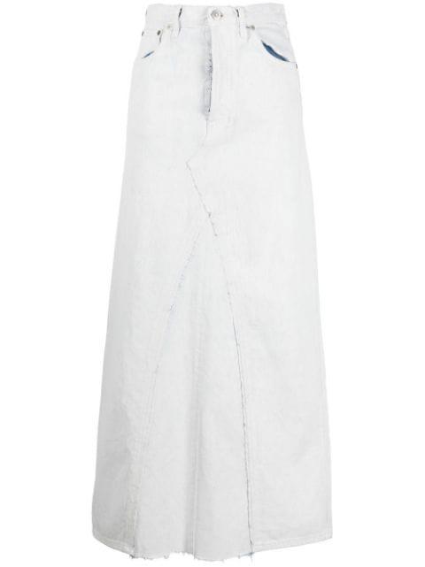 denim mid-length skirt by MAISON MARGIELA