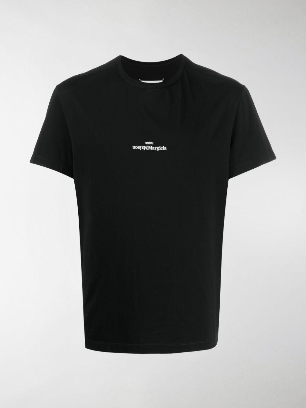 distorted-logo cotton T-shirt by MAISON MARGIELA
