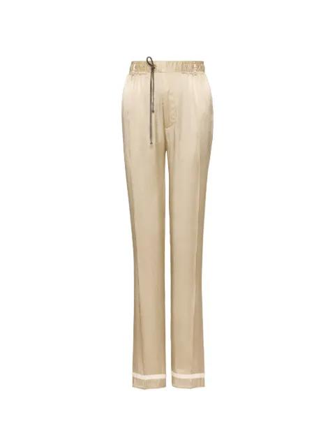 drawstring straight-leg trousers by MAISON MARGIELA