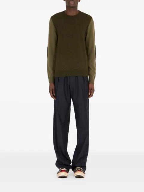elbow-patch crew-neck sweater by MAISON MARGIELA