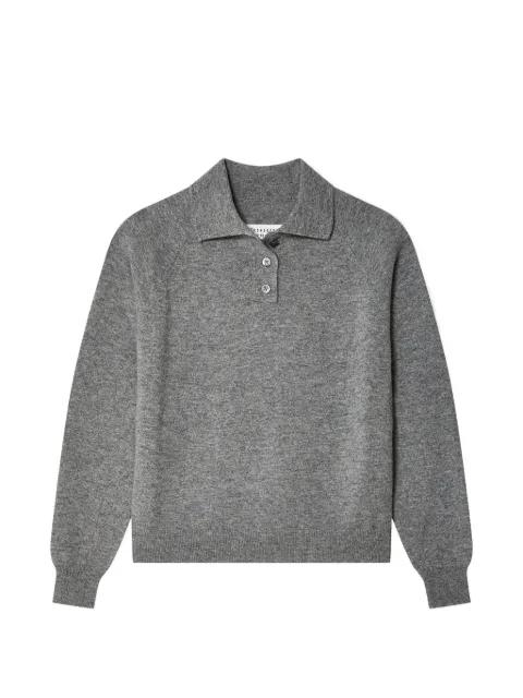 fine-knit polo shirt by MAISON MARGIELA