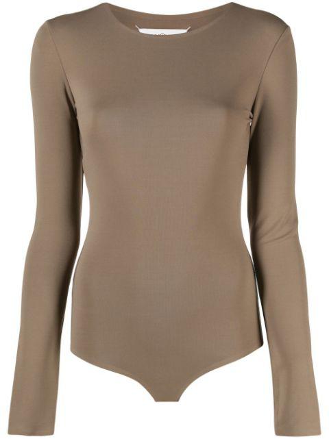 four-stitch jersey bodysuit by MAISON MARGIELA