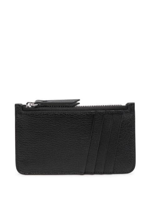 four-stitch leather card holder by MAISON MARGIELA