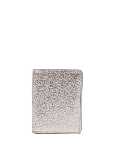 four-stitch leather card holder by MAISON MARGIELA