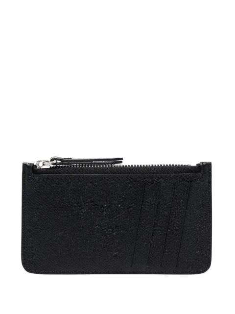 four-stitch leather card holder by MAISON MARGIELA