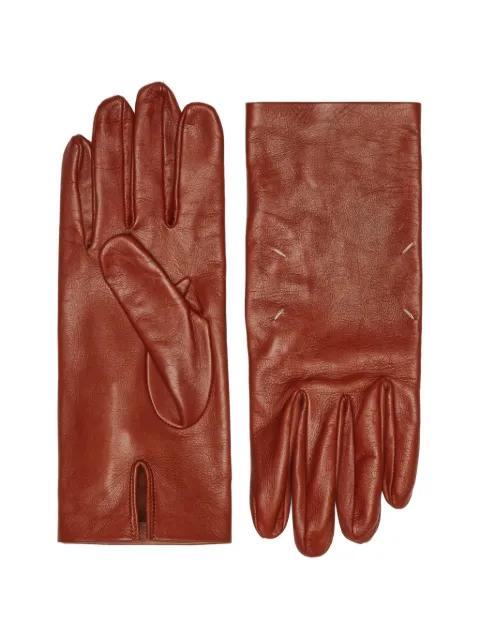 four-stitch leather gloves by MAISON MARGIELA