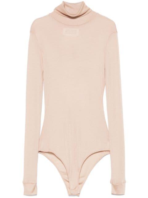 four stitch-logo bodysuit by MAISON MARGIELA
