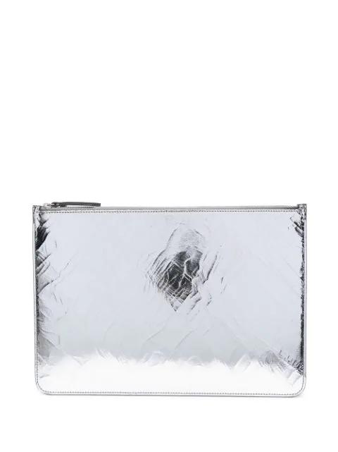 four-stitch logo clutch by MAISON MARGIELA