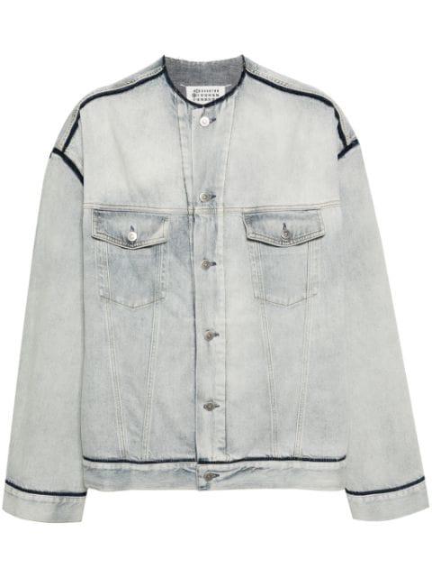 four-stitch logo denim jacket by MAISON MARGIELA