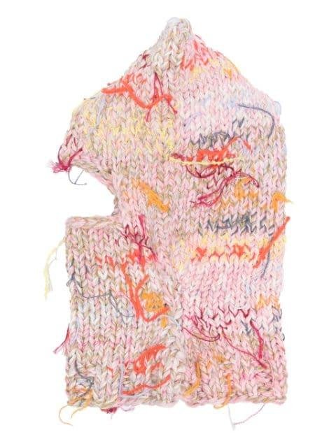 four-stitch logo knitted balaclava by MAISON MARGIELA