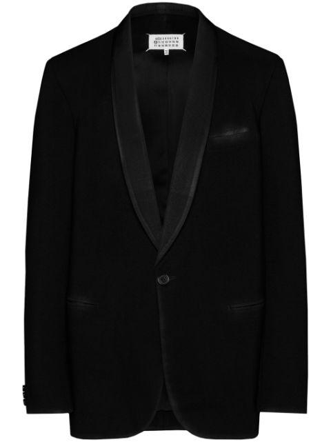 four-stitch logo single-breasted blazer by MAISON MARGIELA