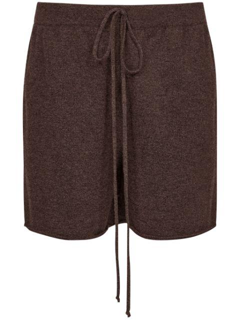 four-stitch logo track shorts by MAISON MARGIELA