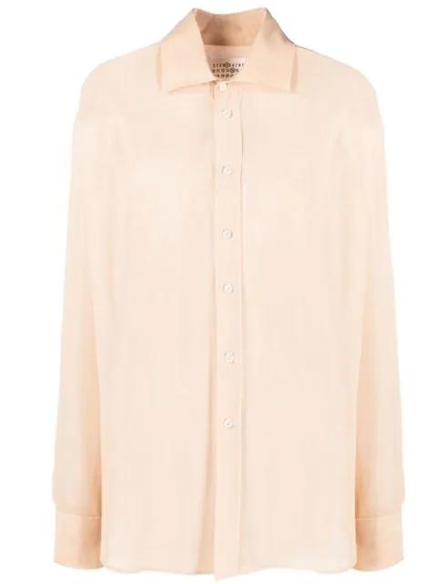 four-stitch silk shirt by MAISON MARGIELA