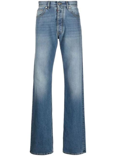 four-stitch straight-leg jeans by MAISON MARGIELA
