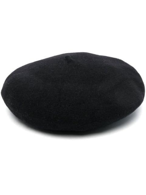 four-stitch wool beret by MAISON MARGIELA