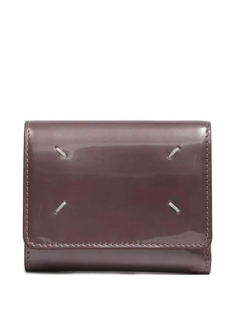 four-stitches leather wallet by MAISON MARGIELA