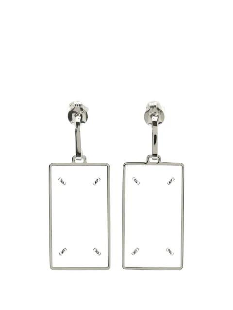 four-stitches pendant earrings by MAISON MARGIELA