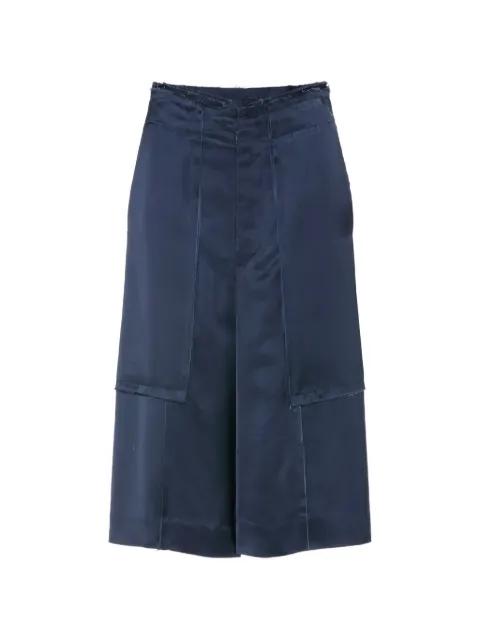 frayed-edges panel-details shorts by MAISON MARGIELA