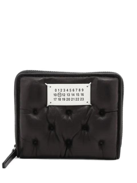 glam slam leather zip wallet by MAISON MARGIELA