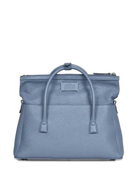 grained-leather tote bag by MAISON MARGIELA