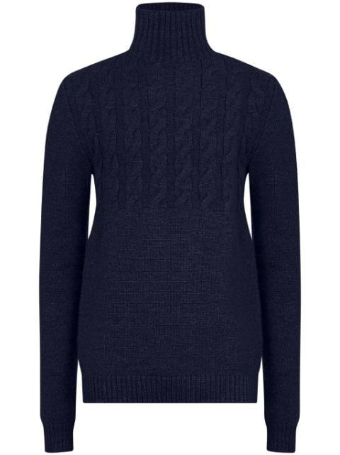 high-neck virgin-wool sweater by MAISON MARGIELA